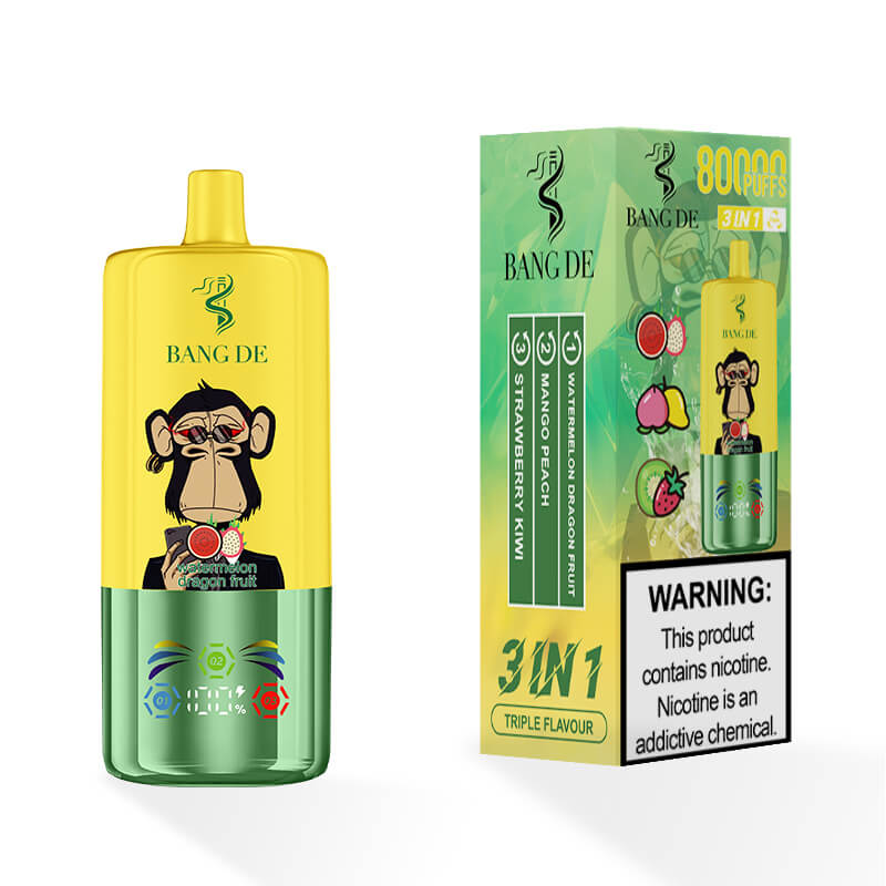 Bang DE 80000 Puffs 3in1 Flavors Disposable Vape
