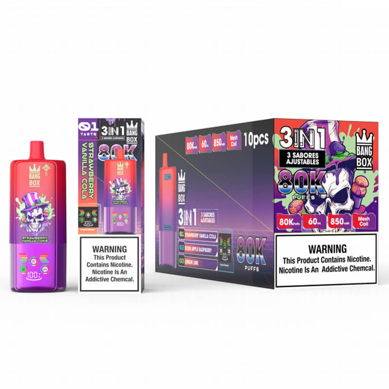 Bang Box 80000 Puffs 3in1 Flavors Disposable Vape