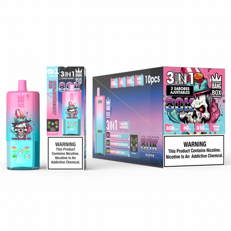 Bang Box 80000 Puffs 3in1 Flavors Disposable Vape