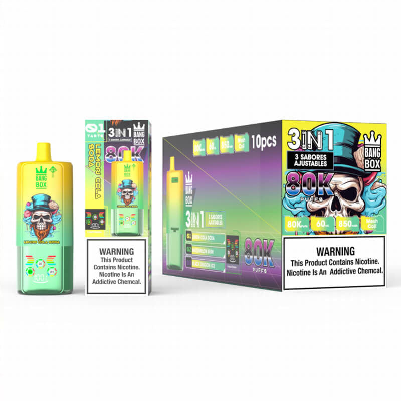 Bang Box 80000 Puffs 3in1 Flavors Disposable Vape