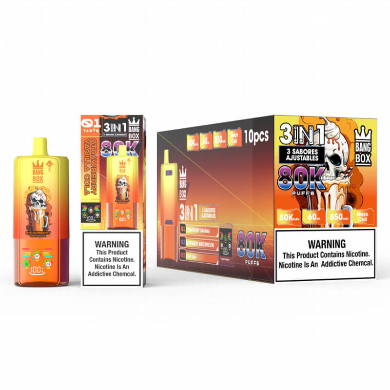 Bang Box 80000 Puffs 3in1 Flavors Disposable Vape