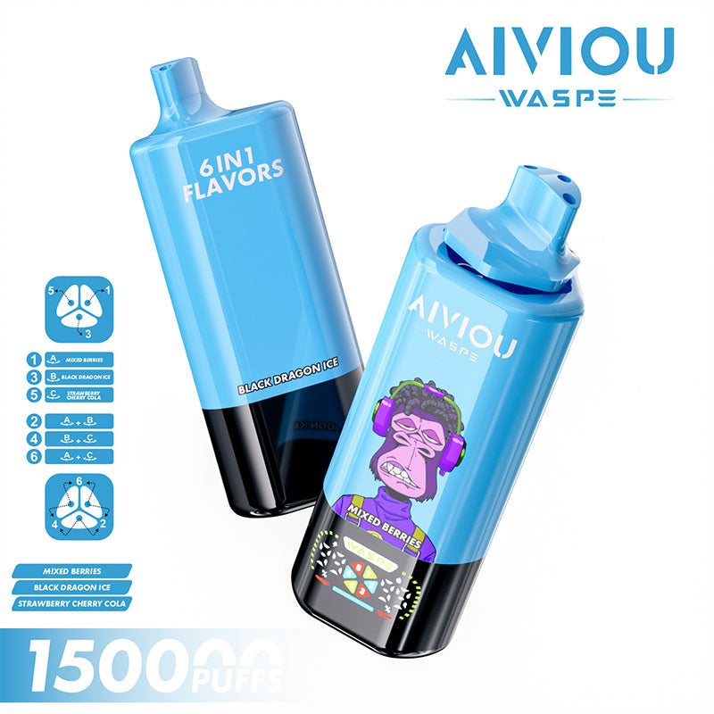 Waspe Aiviou 150000 Puffs 6in1 Disposable Vape