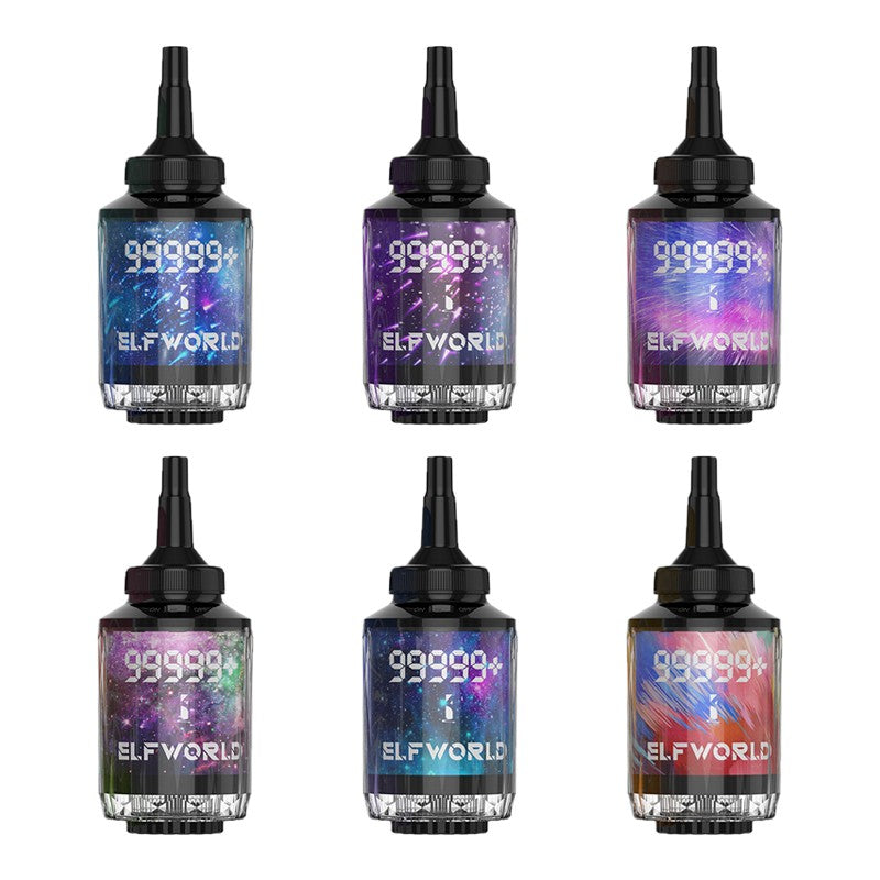 ELFWORLD Shisha Hookah 100000 Puffs Disposable Vape
