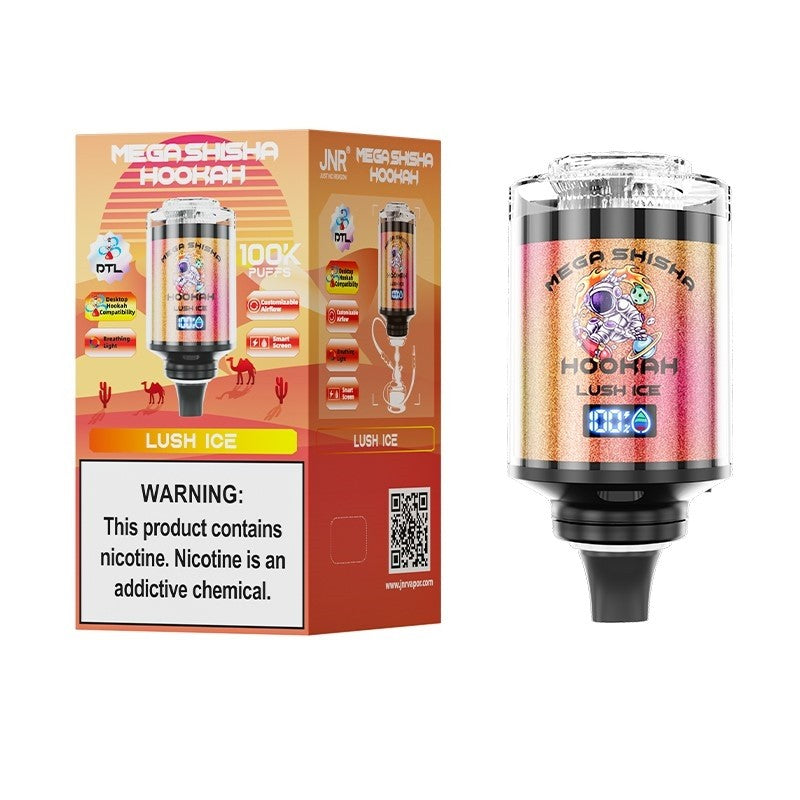 JNR Mega Shisha Hookah 100000 Puffs Disposable Vape