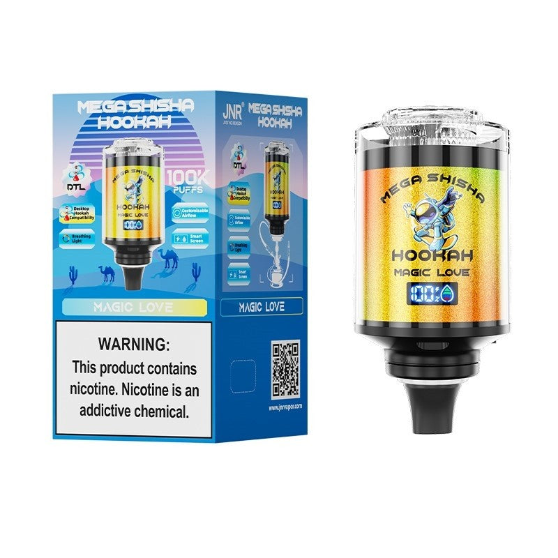 JNR Mega Shisha Hookah 100000 Puffs Disposable Vape