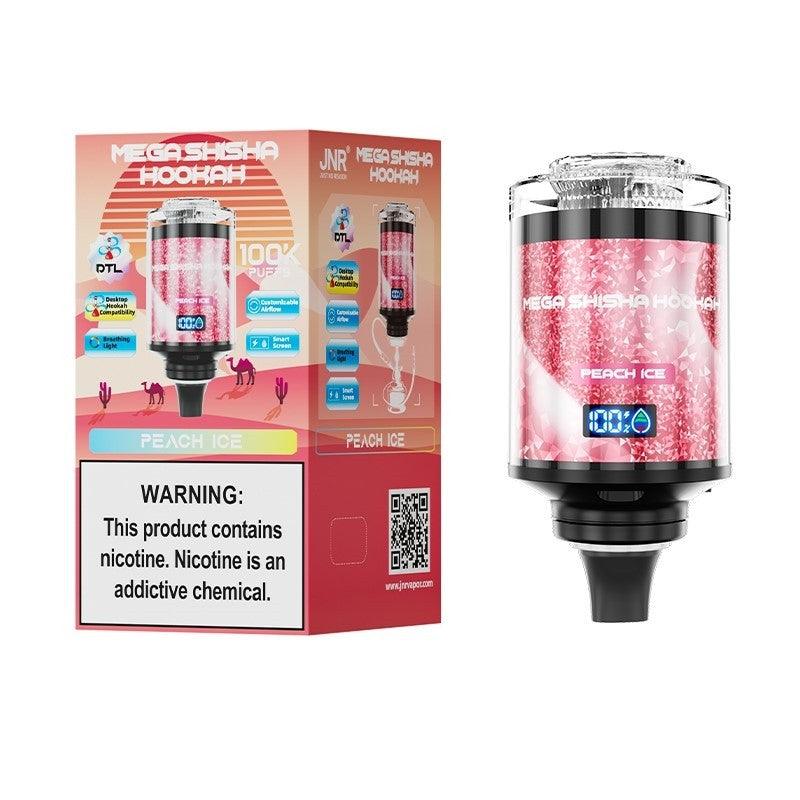 JNR Mega Shisha Hookah 100000 Puffs Disposable Vape
