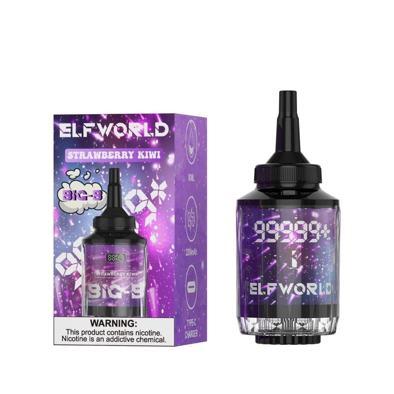 ELFWORLD Shisha Hookah 100000 Puffs Disposable Vape