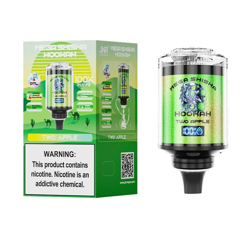 JNR Mega Shisha Hookah 100000 Puffs Disposable Vape