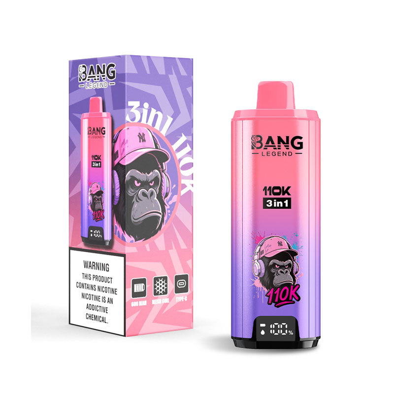 Bang Legend 110000 Puffs Triple Flavors Disposable Vape