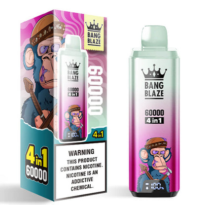 Bang Blaze 60000 Puffs 4in1 Flavor Disposable Vape
