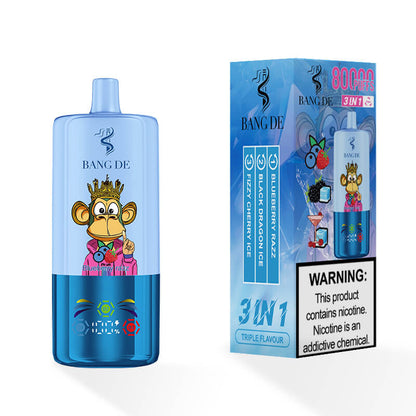Bang DE 80000 Puffs 3in1  Flavors Disposable Vape