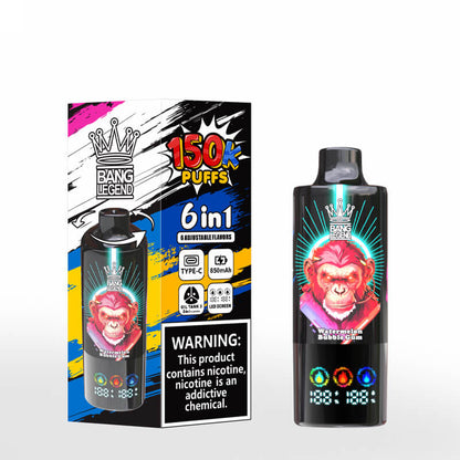Bang Legend 150000 Puffs 6 Flavors Disposable Vape