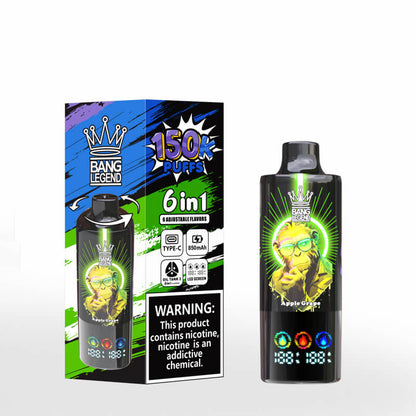Bang Legend 150000 Puffs 6 Flavors Disposable Vape