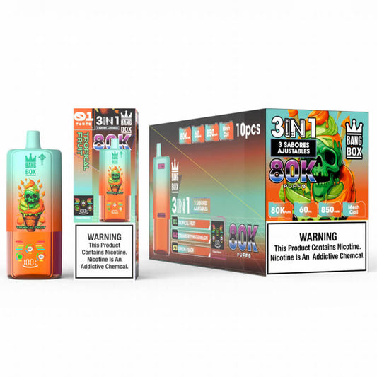 Bang Box 80000 Puffs 3in1 Flavors Disposable Vape