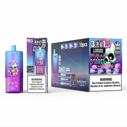 Bang Box 80000 Puffs 3in1 Flavors Disposable Vape