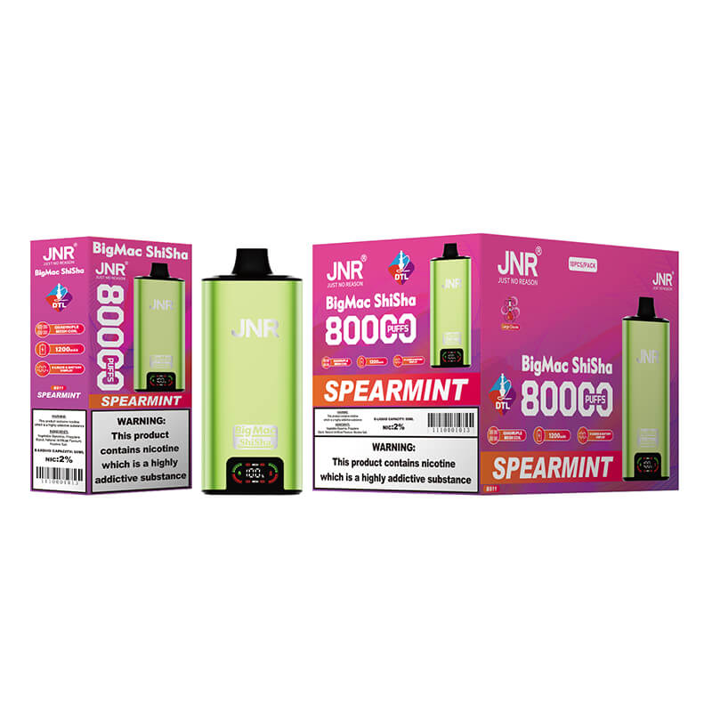 JNR Big Mac Shisha 80000 Puffs Disposable Vape