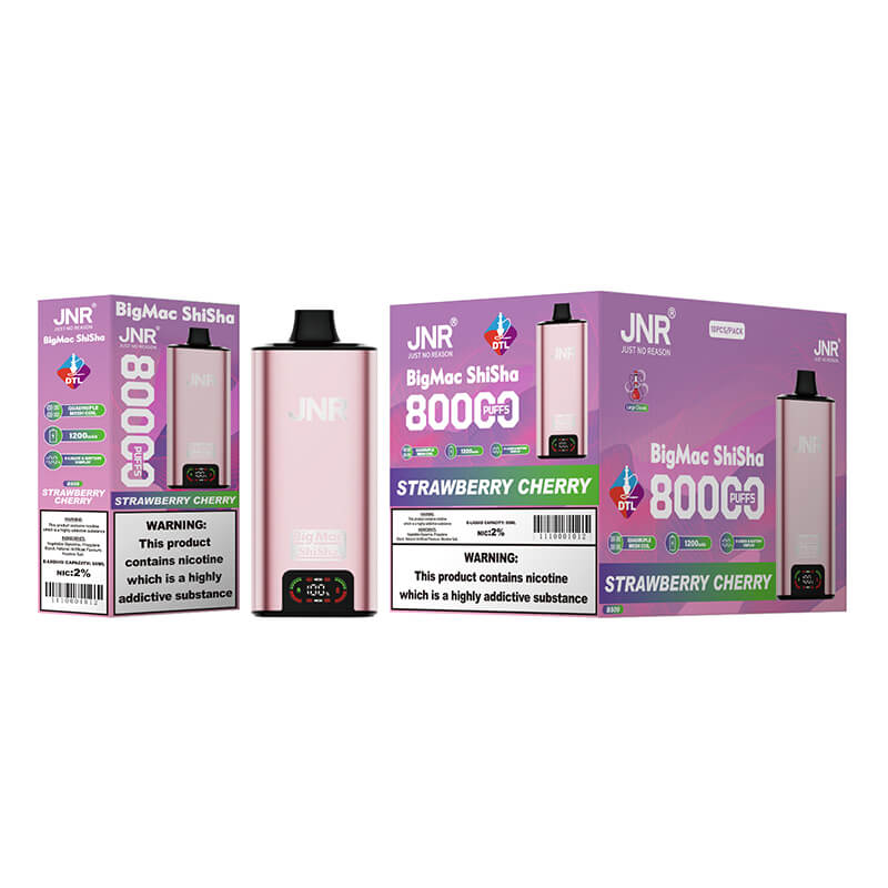 JNR Big Mac Shisha 80000 Puffs Disposable Vape