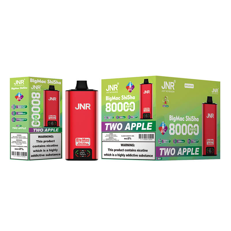 JNR Big Mac Shisha 80000 Puffs Disposable Vape