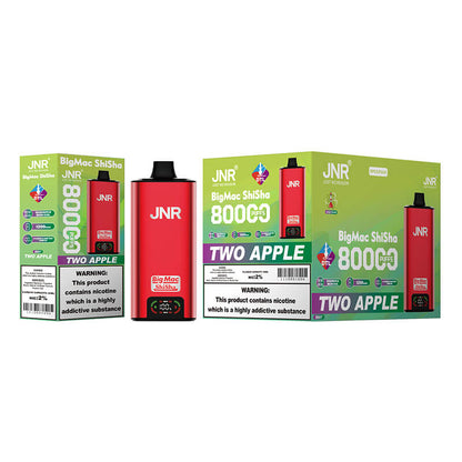 JNR Big Mac Shisha 80000 Puffs Disposable Vape