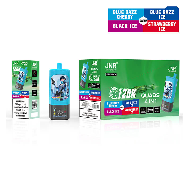 JNR Quads 120000 Puffs 4in1 Disposable Vape