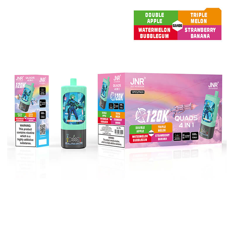 JNR Quads 120000 Puffs 4in1 Disposable Vape