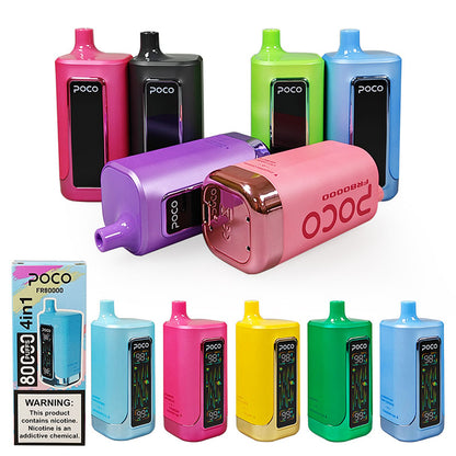 POCO FR80000 Disposable Vape 80000 Puffs 4 Flavors