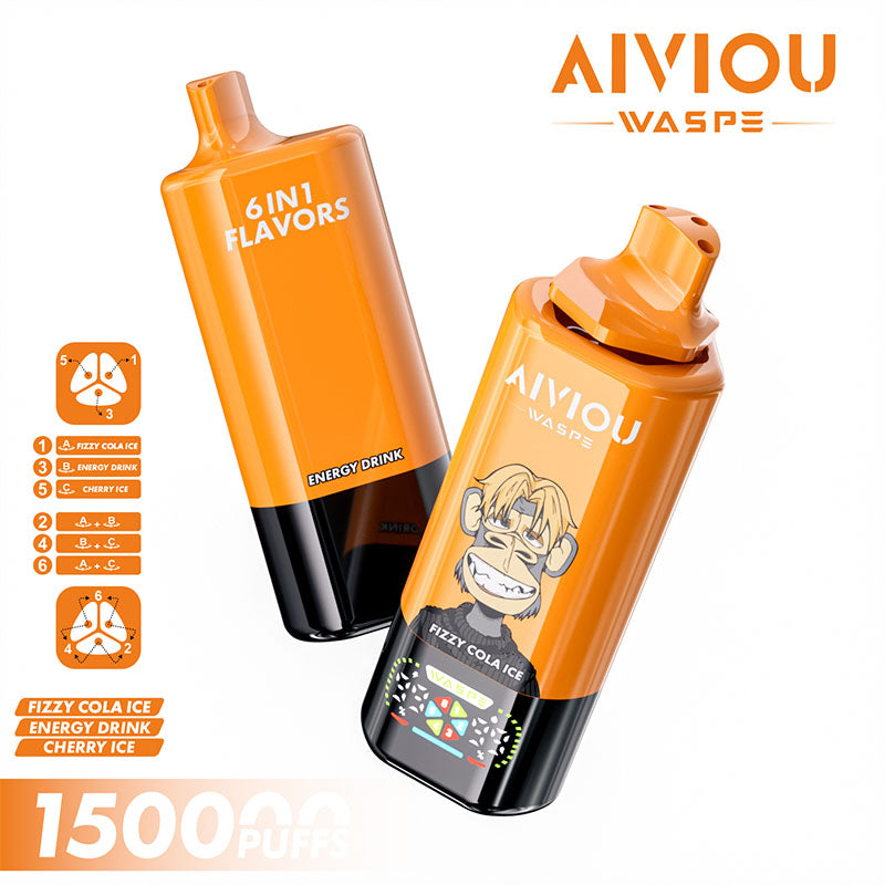 Waspe Aiviou 150000 Puffs 6in1  Disposable Vape