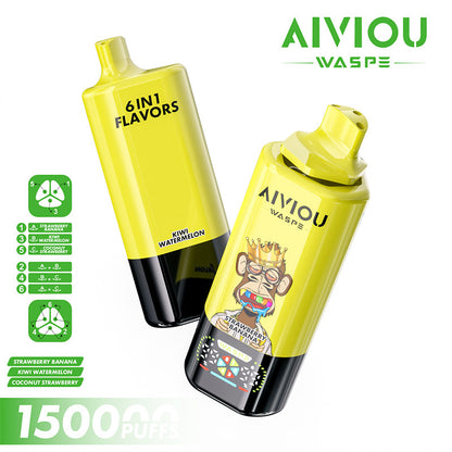 Waspe Aiviou 150000 Puffs 6in1  Disposable Vape