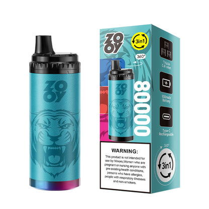 Zooy King Triple 80000 Puffs Disposable Vape